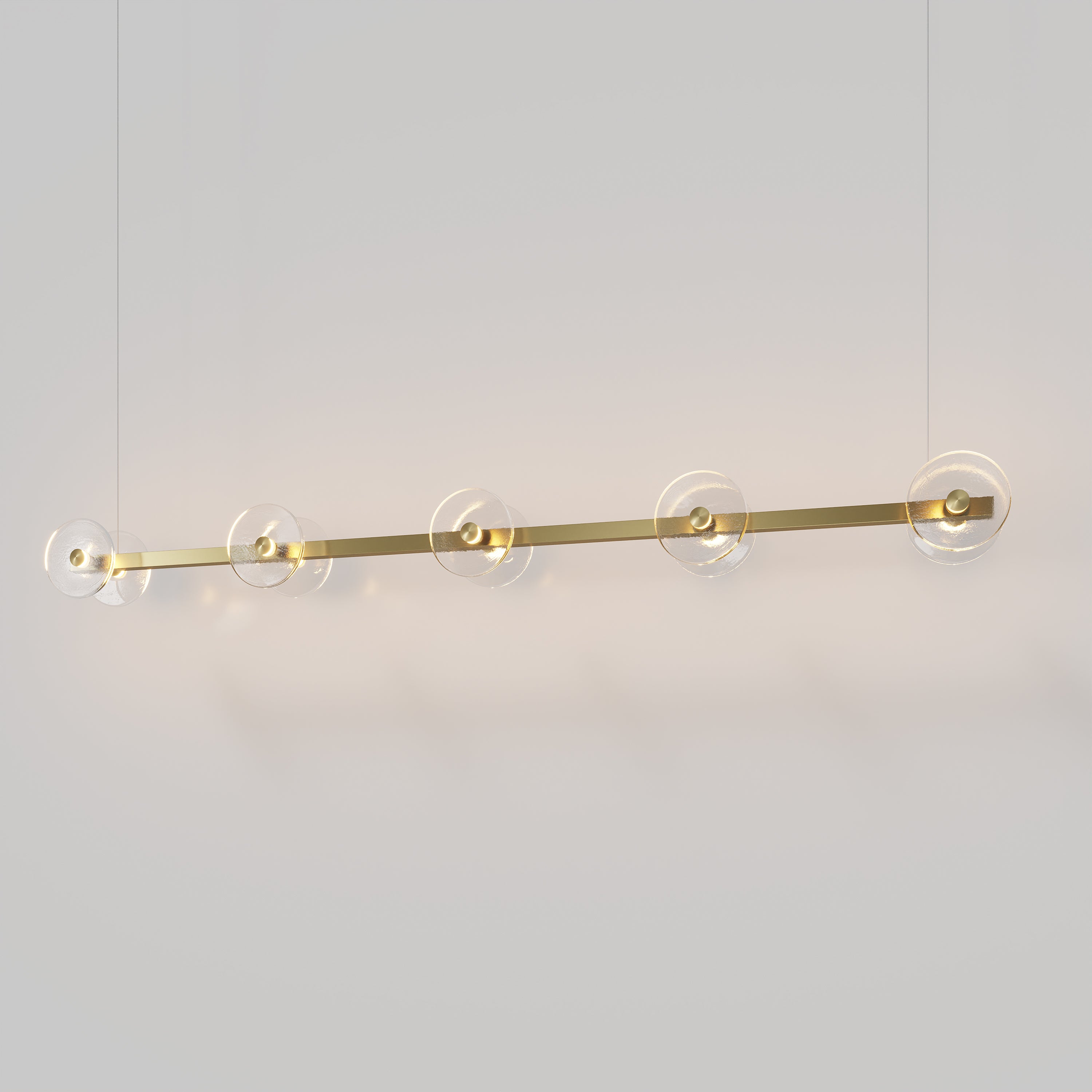 CORAL LINEAR BAR (CLEAR) - PENDANT LIGHT