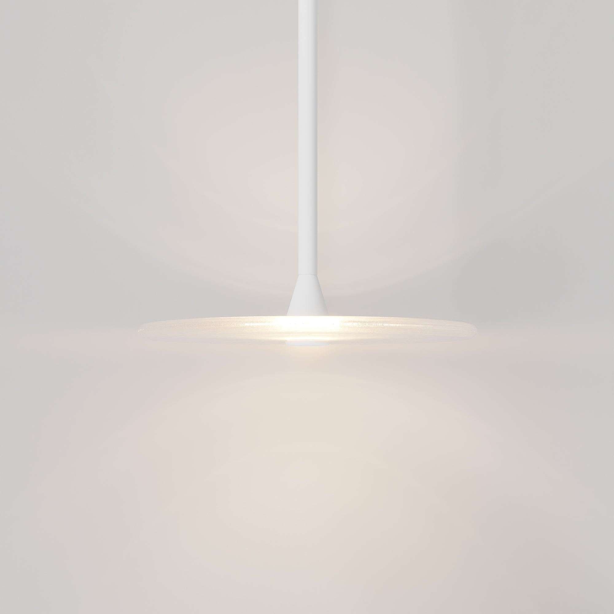 CORAL SINGLE ROD (FROSTED) - PENDANT LIGHT