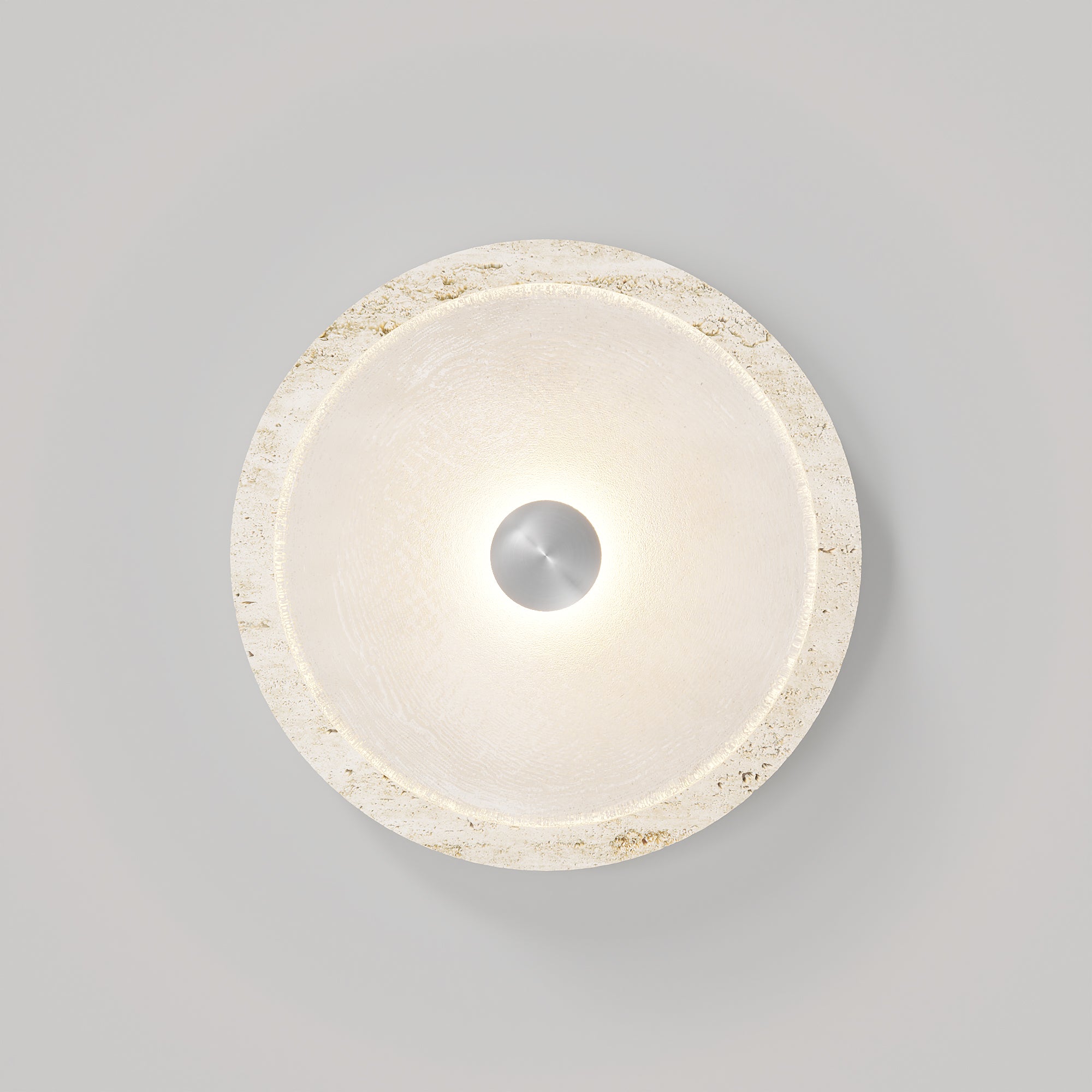 CORAL TRAVERTINE (FROSTED) - WALL LIGHT (IP65)